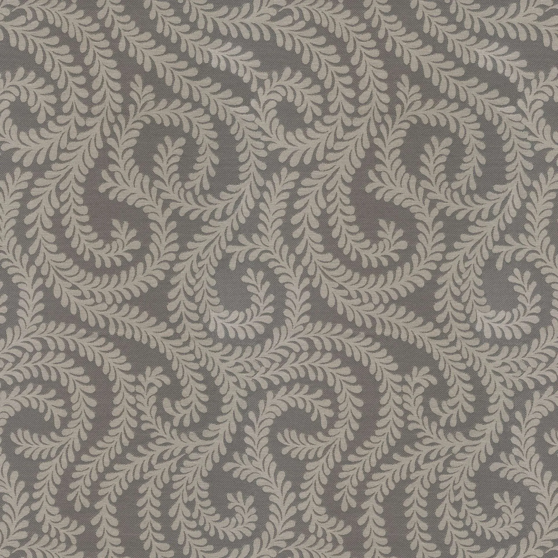 Little Leaf Charcoal Grey Fabric