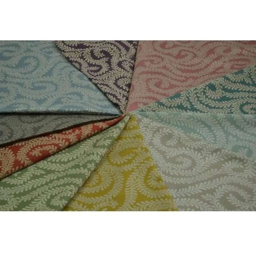 Little Leaf Charcoal Grey Fabric