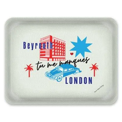 London-Beyrouth Tray