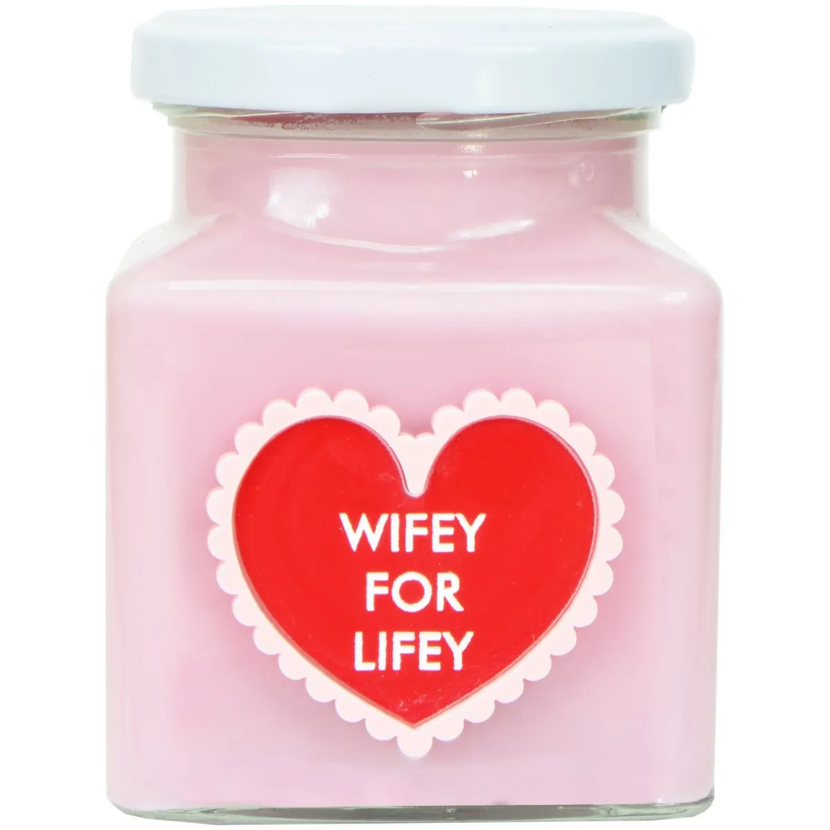 Love Bug Wifey for Lifey Heart Candle
