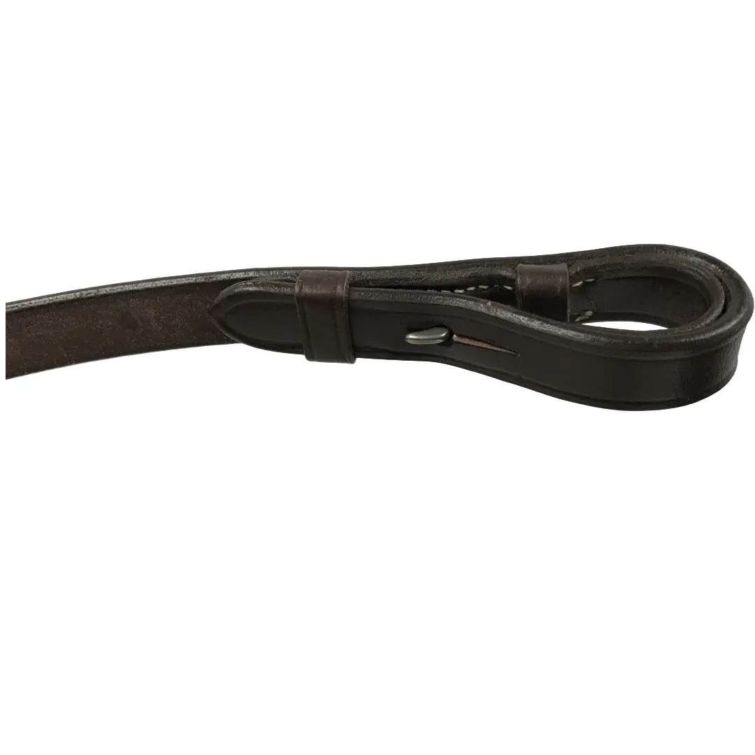 Macmillian Flat Rubber Reins with Buckles for English Bridles