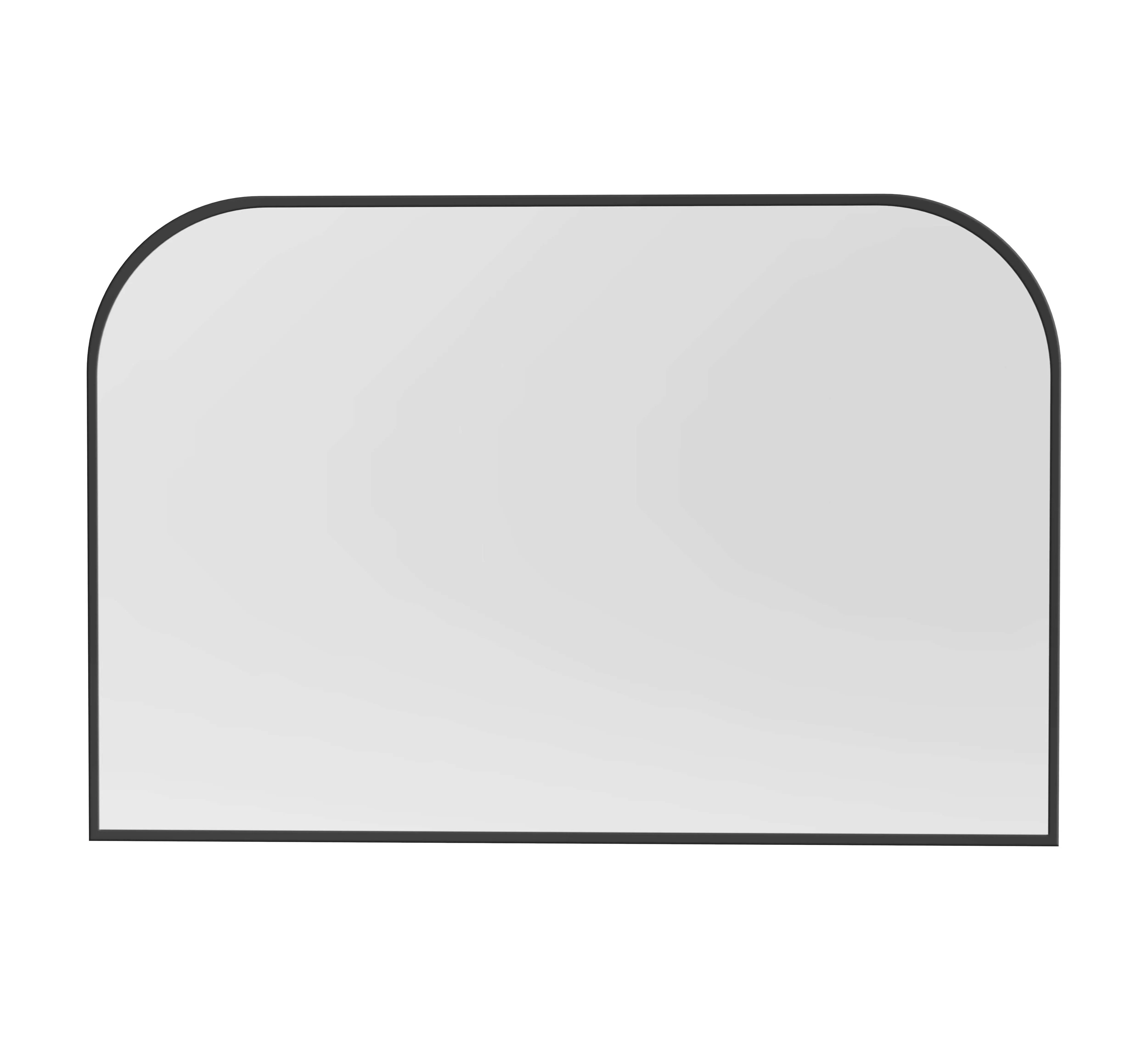 Mainstays 36"x24" Mantel Wall Mirror, Black