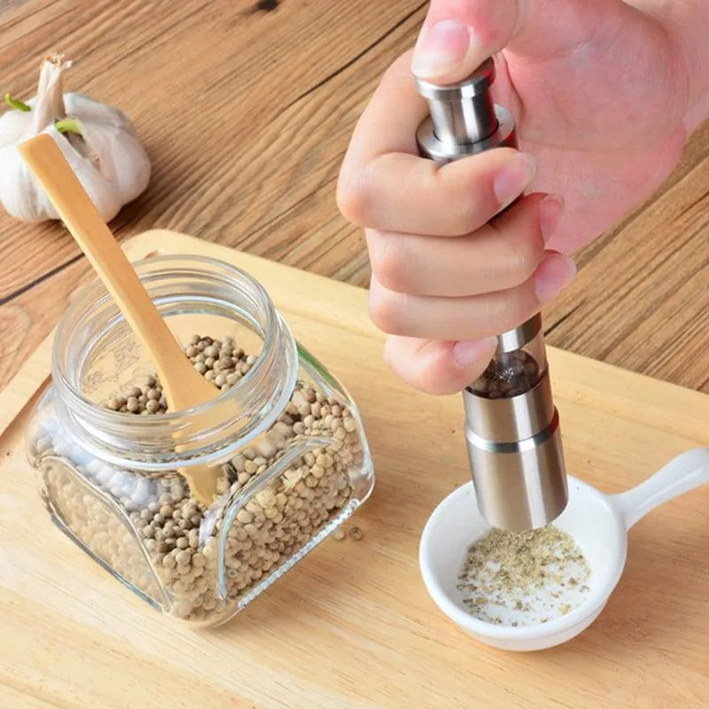 Manual Stainless Steel Salt and Pepper Mills