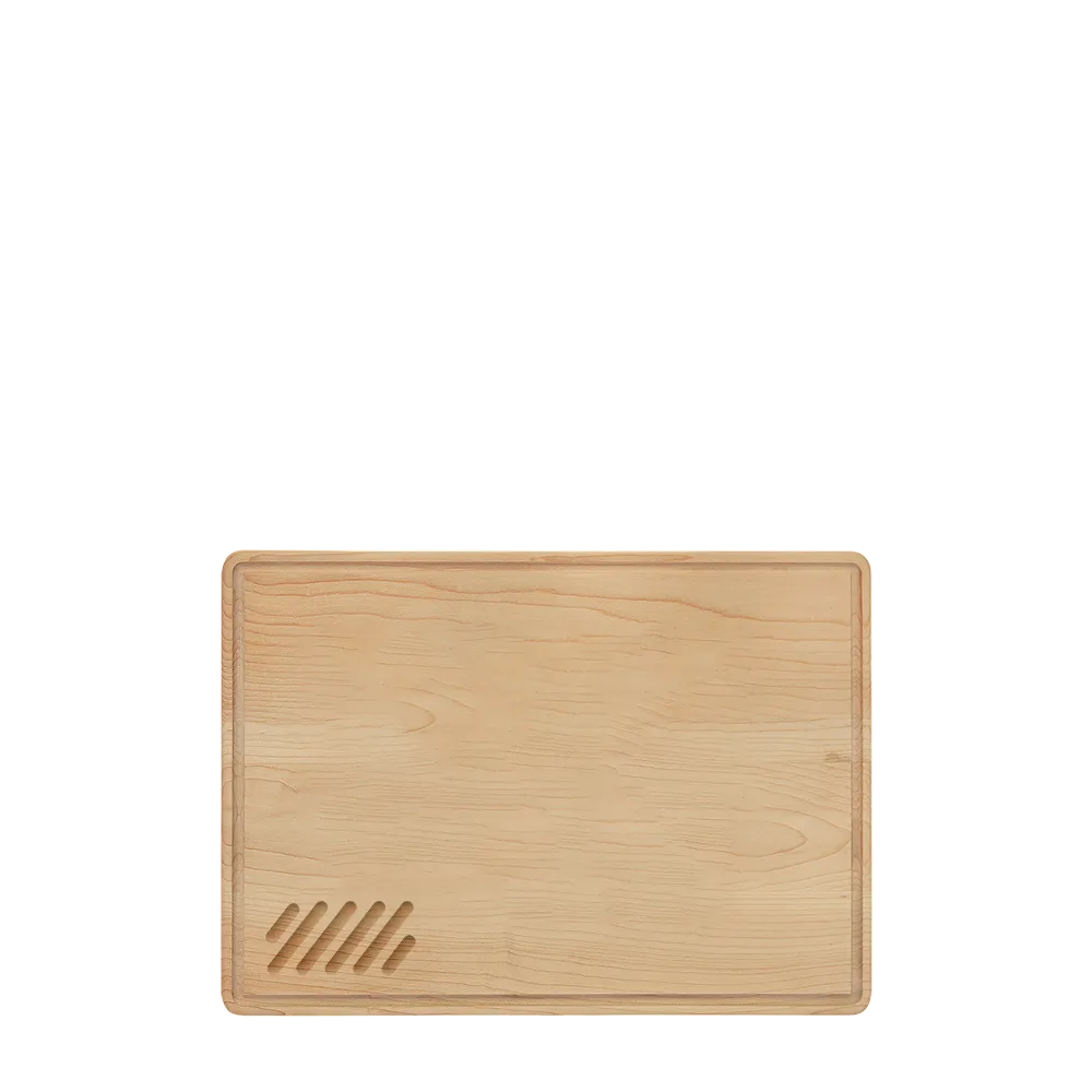 Maple Cutting Board with Drip Ring