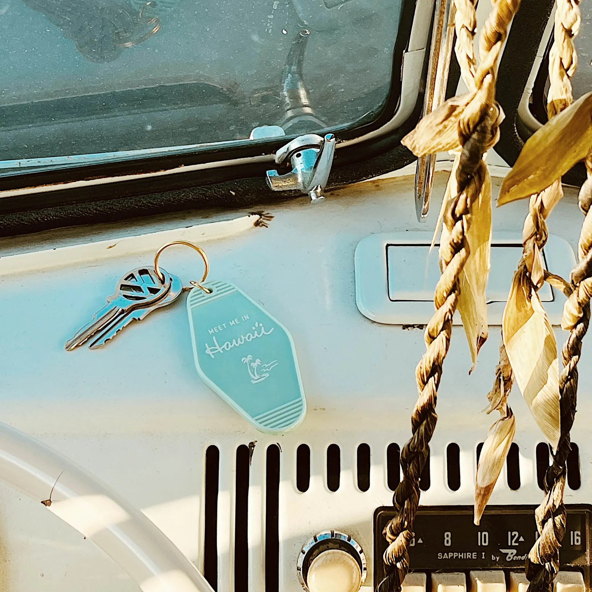 Meet Me In Hawaii Keychain