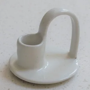 Milk White Wee Willie Winkie Candle Holder