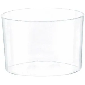 Mini Catering Round Bowls Clear Plastic 74ml 40pk