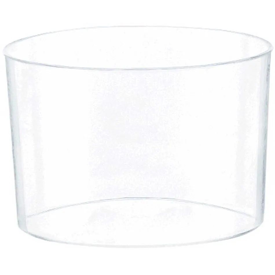 Mini Catering Round Bowls Clear Plastic 74ml 40pk