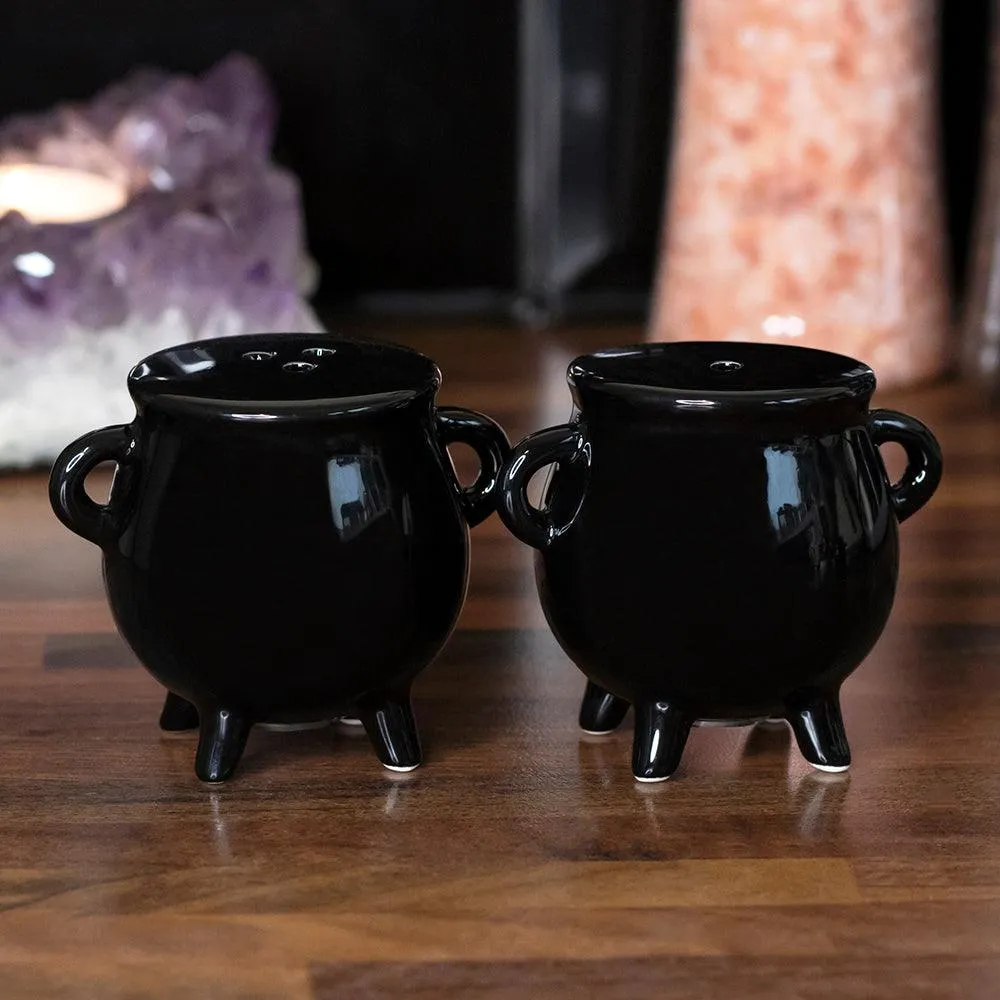 Mini Cauldron Salt and Pepper Shakers