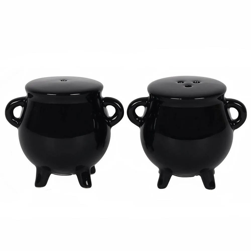 Mini Cauldron Salt and Pepper Shakers