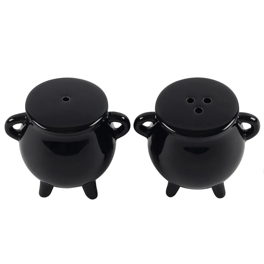 Mini Cauldron Salt and Pepper Shakers