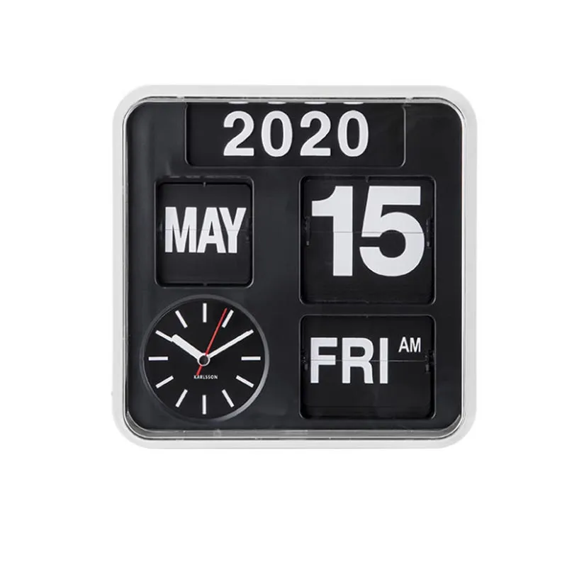Mini Flip Clock – White