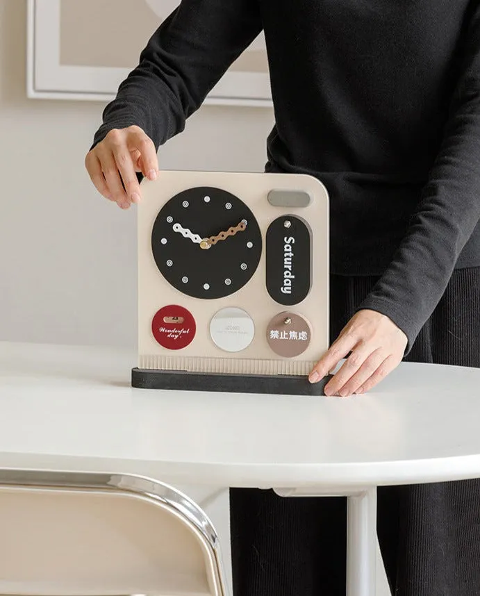 Modern Home Decoration Desktop Clock for Living Room