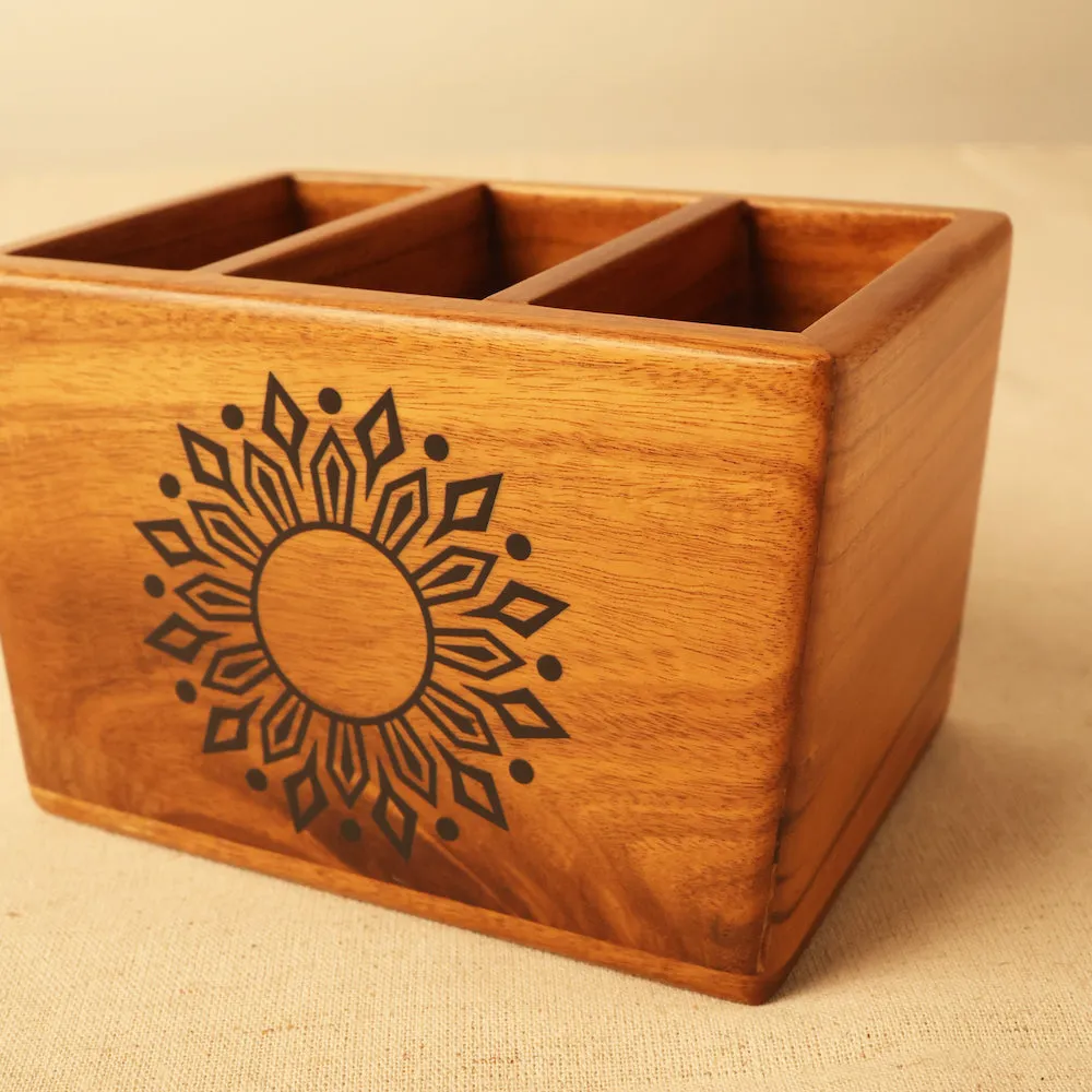 Multi Holder Mandala Teak