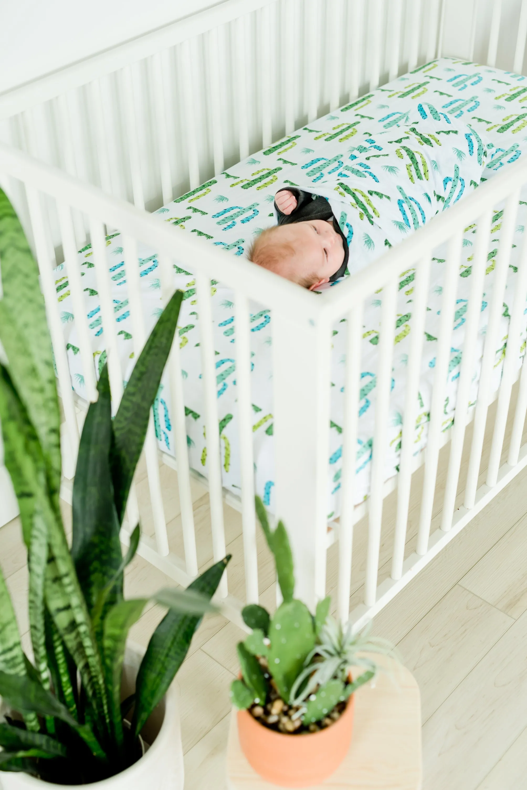 Muslin Swaddle Blanket - Cactus