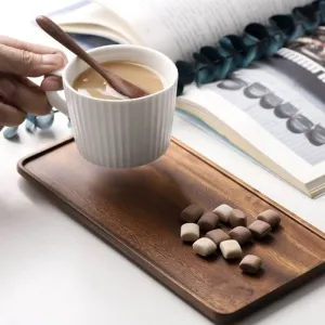 Natural Wooden Tray - Rectangular Plate