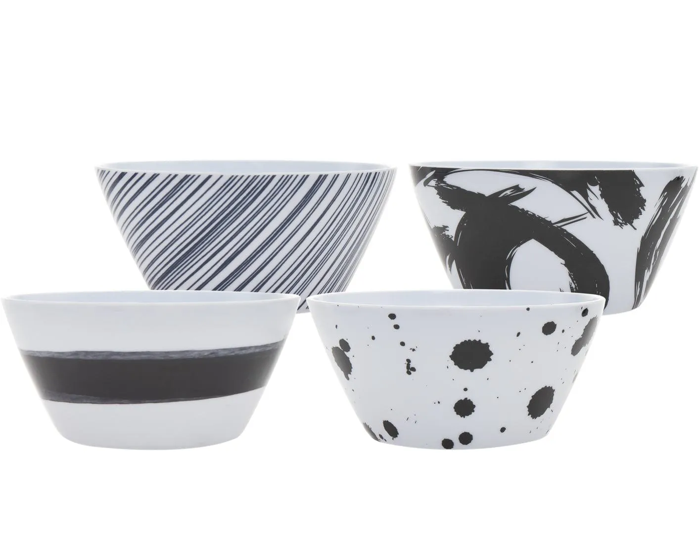 Navy Brush Strokes Bowls S4