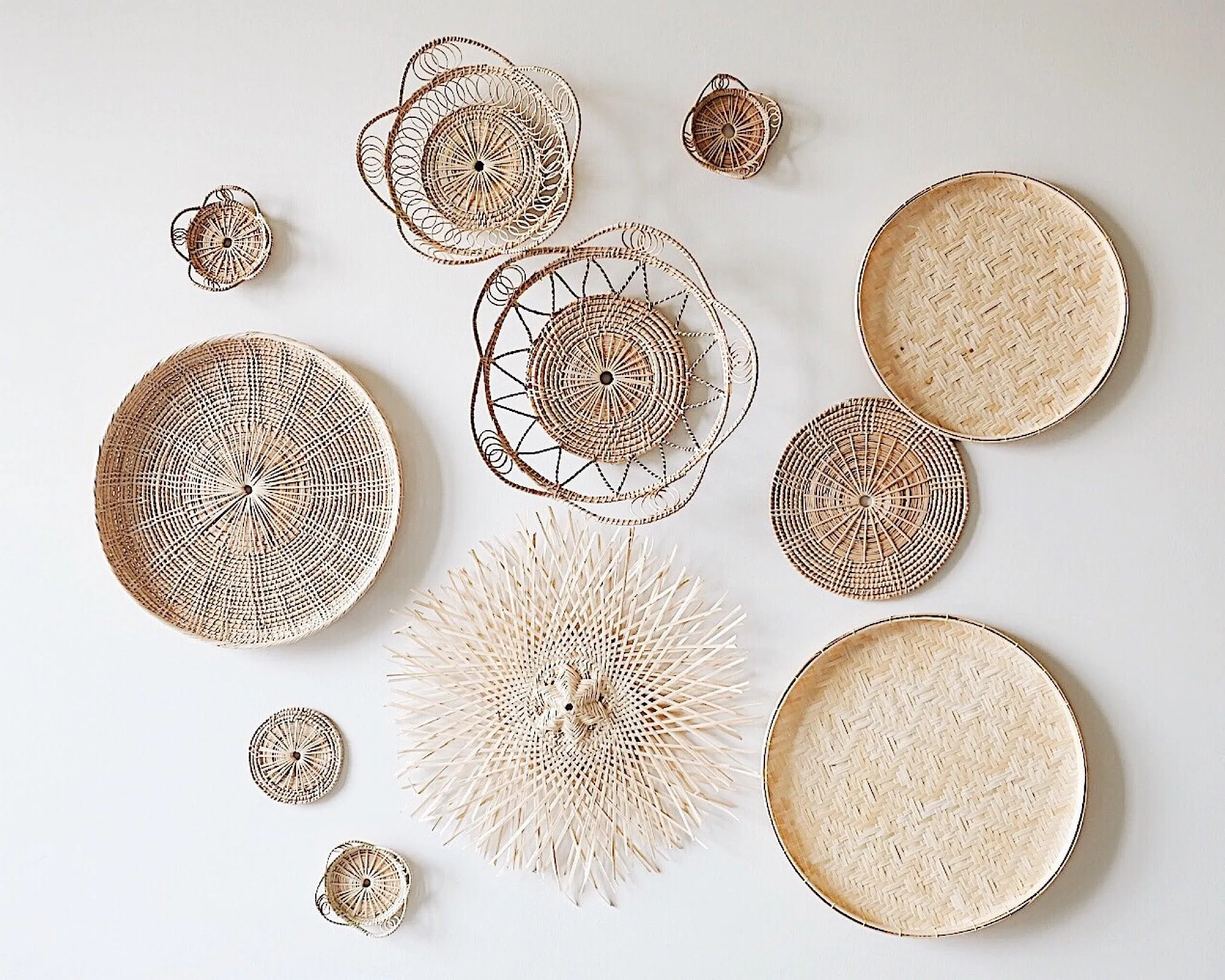 No.18 Basket Wall Hanging Set of 11