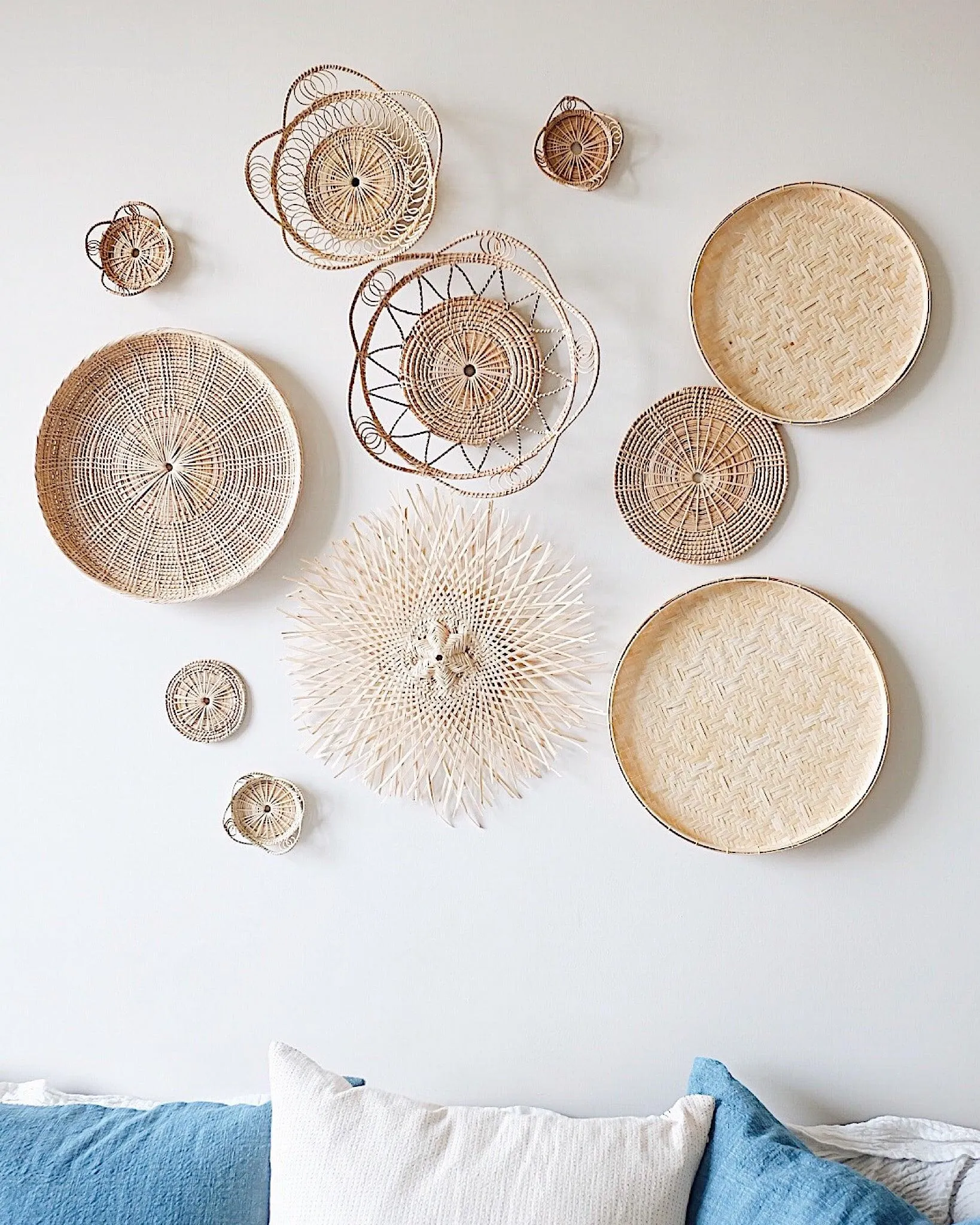 No.18 Basket Wall Hanging Set of 11