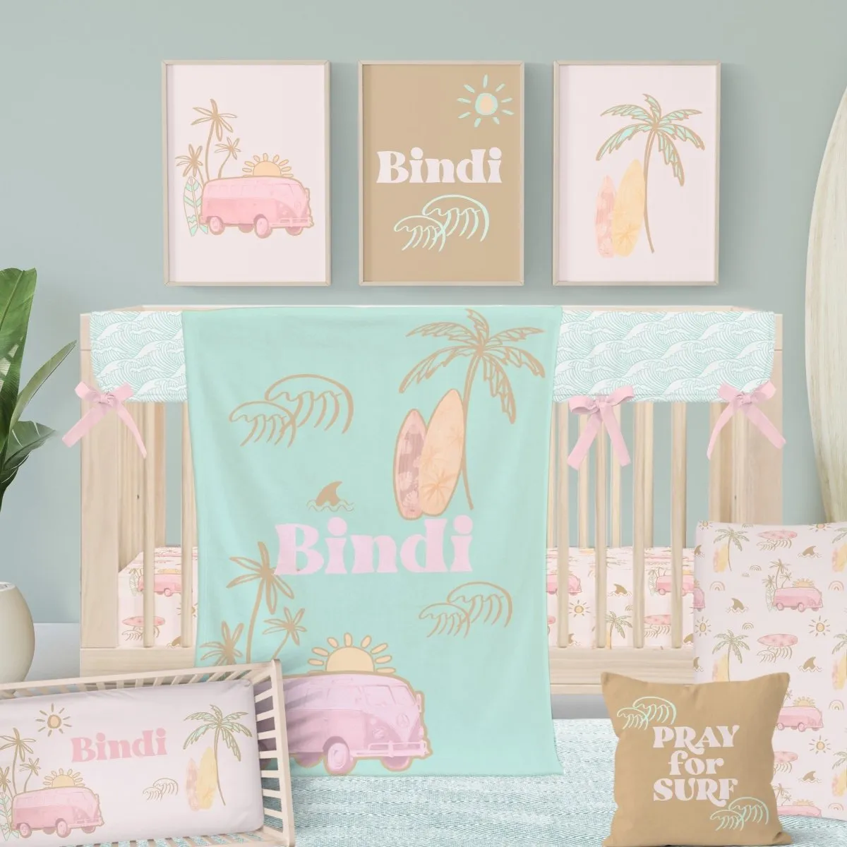Nursery Starter | Ocean Surfer Girl