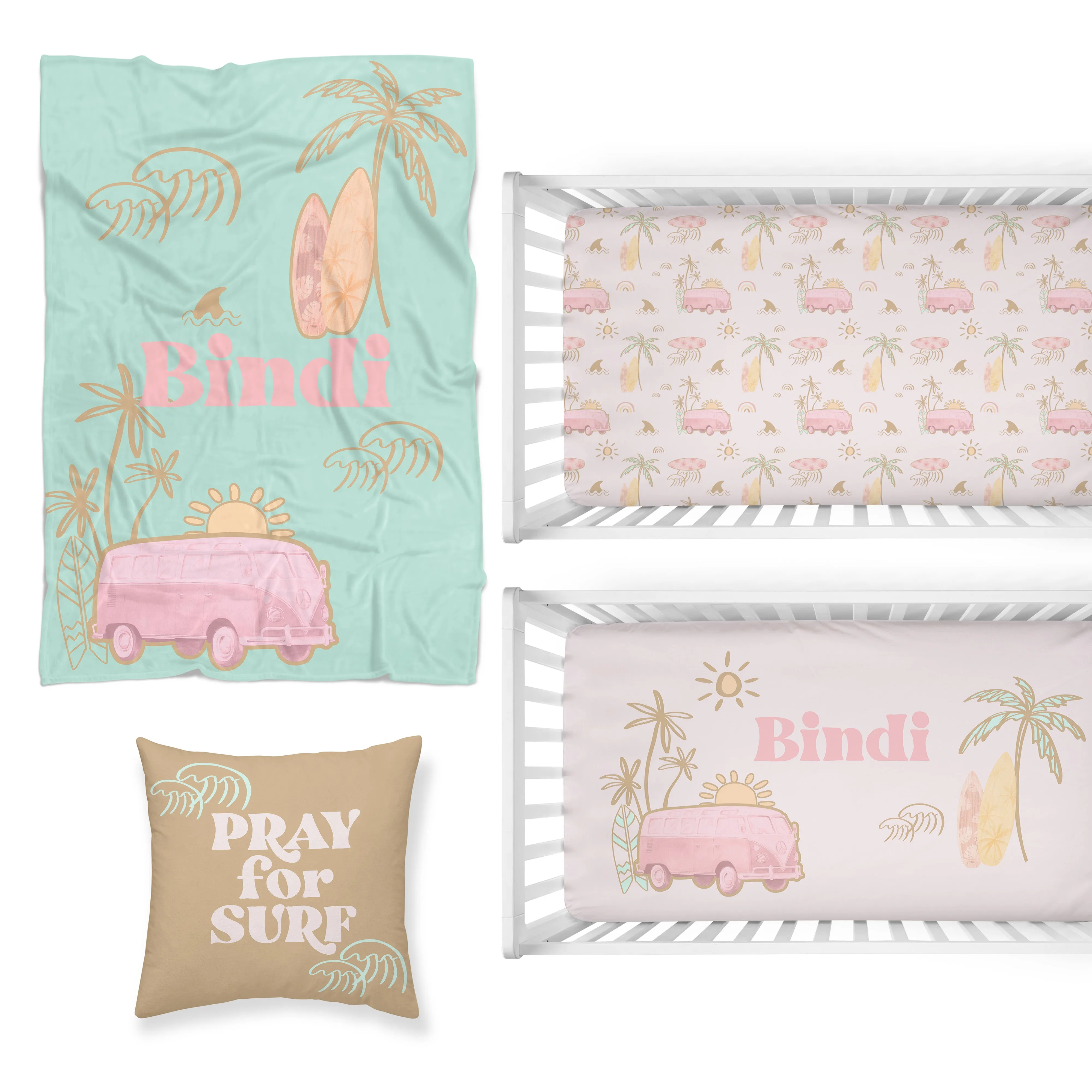 Nursery Starter | Ocean Surfer Girl