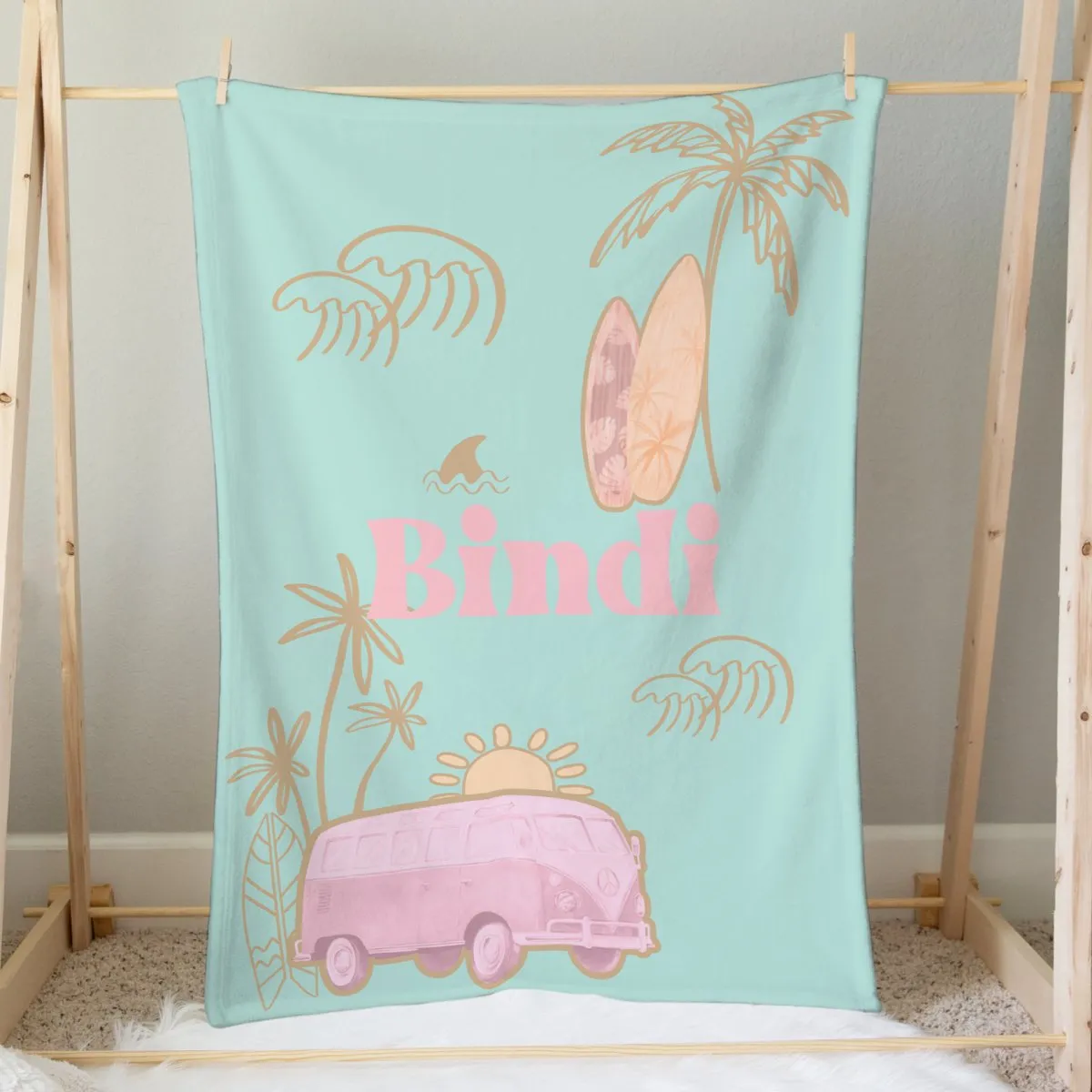 Nursery Starter | Ocean Surfer Girl