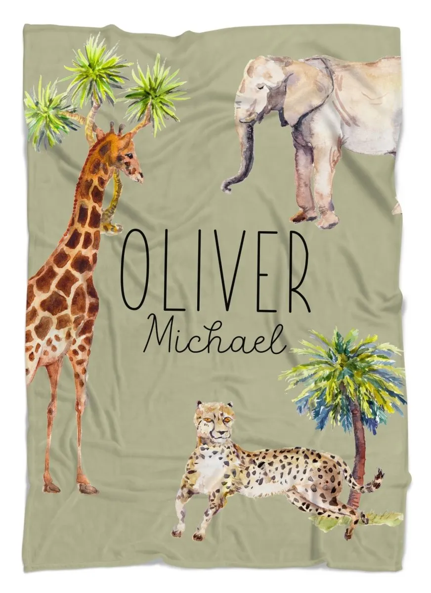 On Safari Nursery Starter Crib Bedding Set
