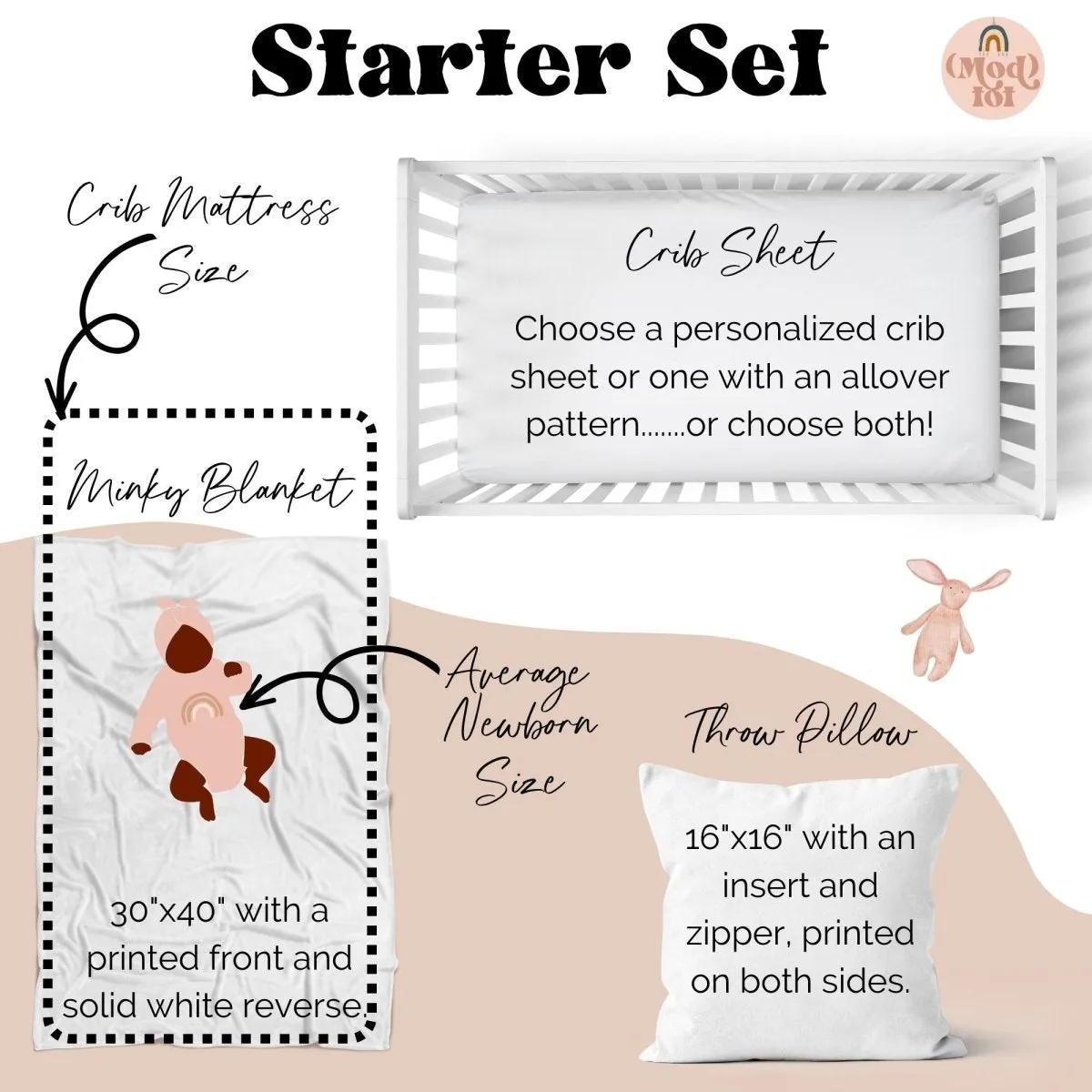 On Safari Nursery Starter Crib Bedding Set