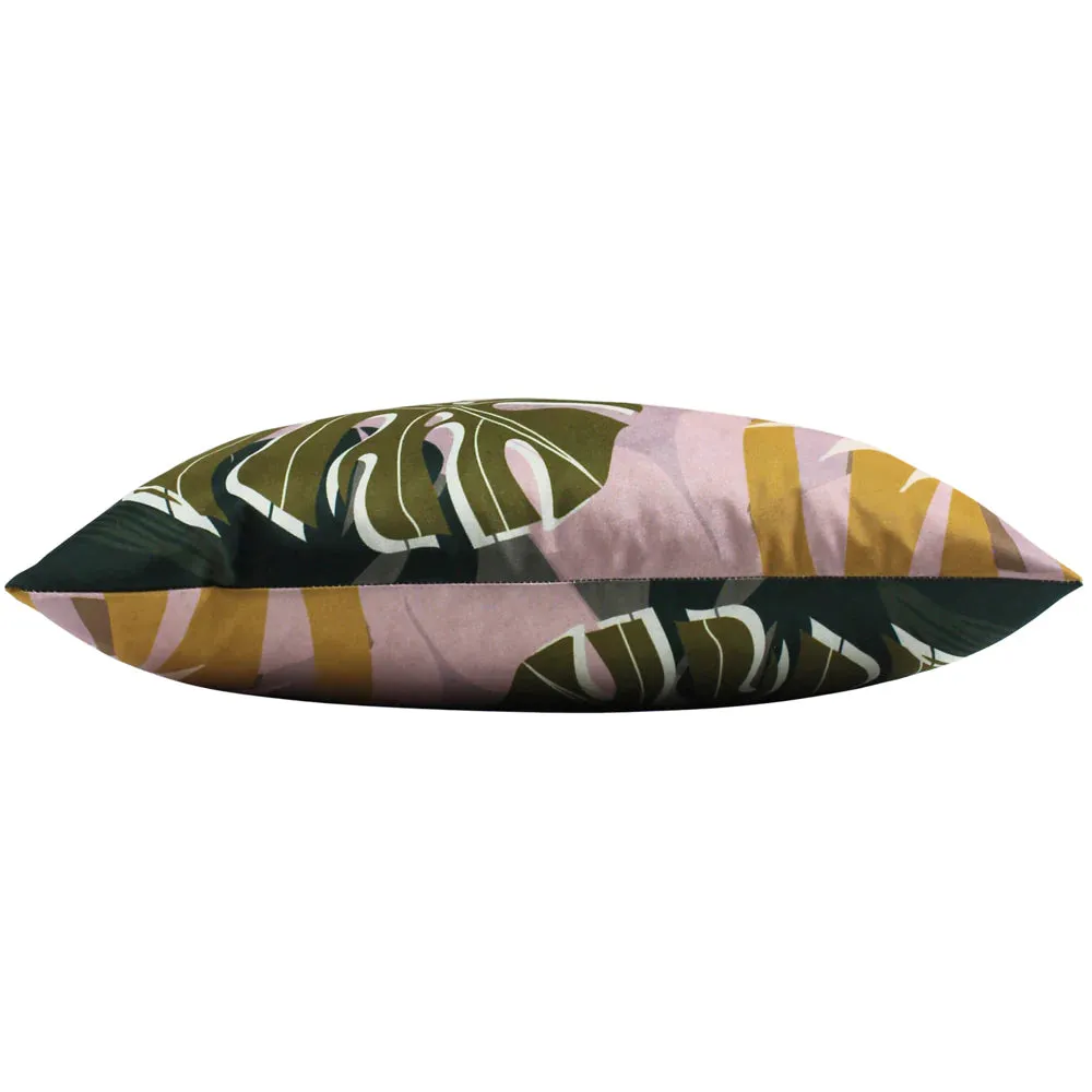 Outdoor Rectangular Cushion Cover 35 x 50cm - Tropical Leaf Print