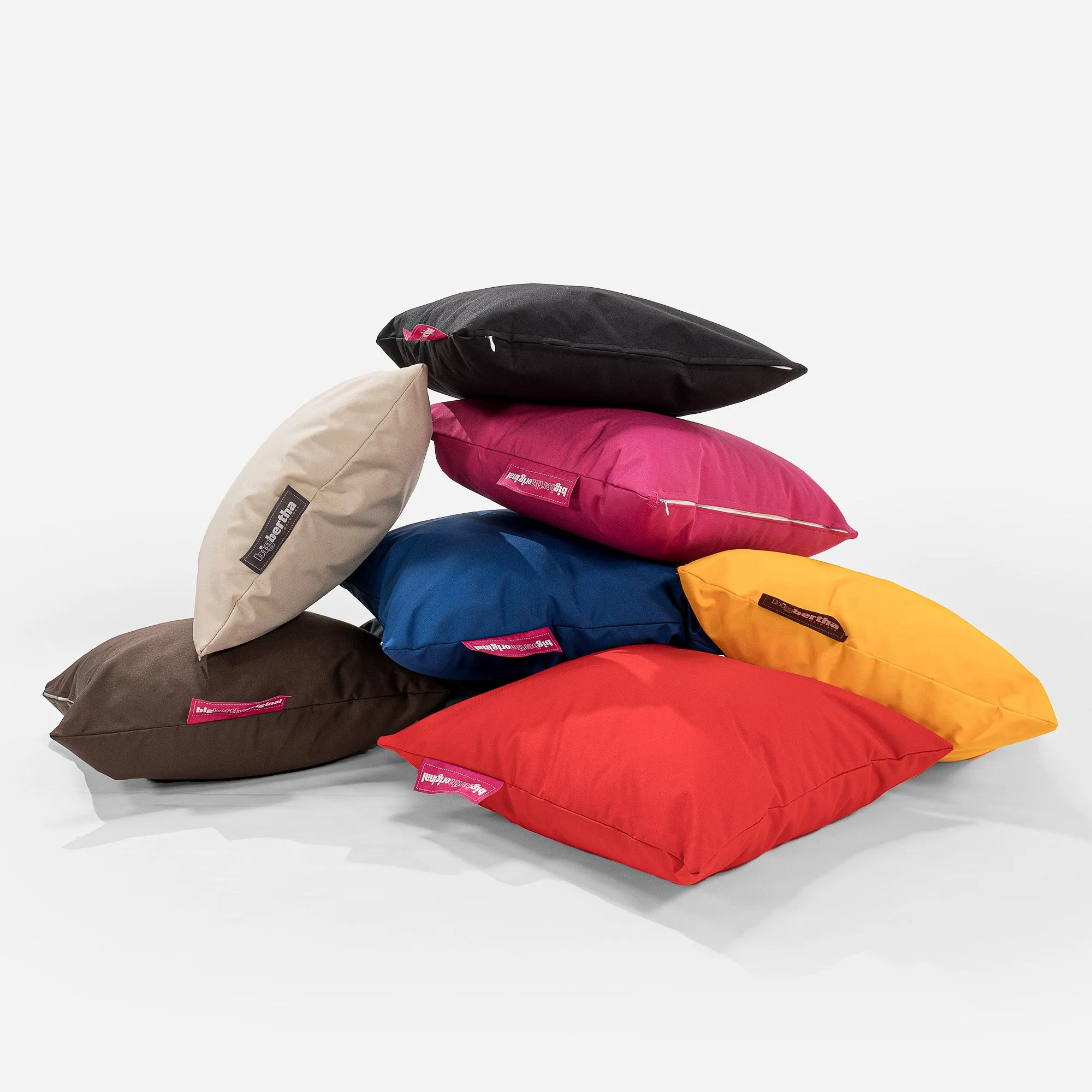 Outdoor Scatter Cushion Cover 47 x 47cm - White