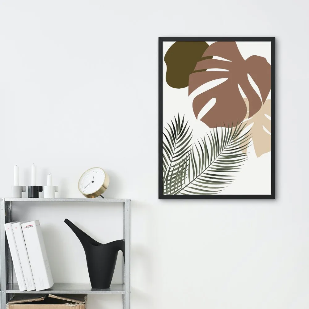 Palm Tree Posters Set Of 2 PRINTABLE ART, Palm Tree Photo, Desert Poster, Palm Leaf Print, Banana Leaf, Boho Wall Decor