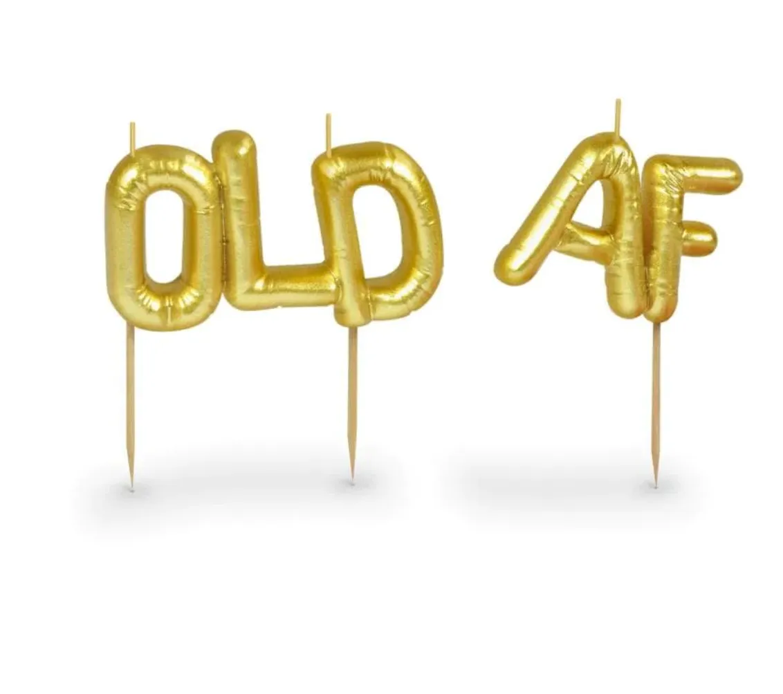 PARTY CANDLES - OLD AF