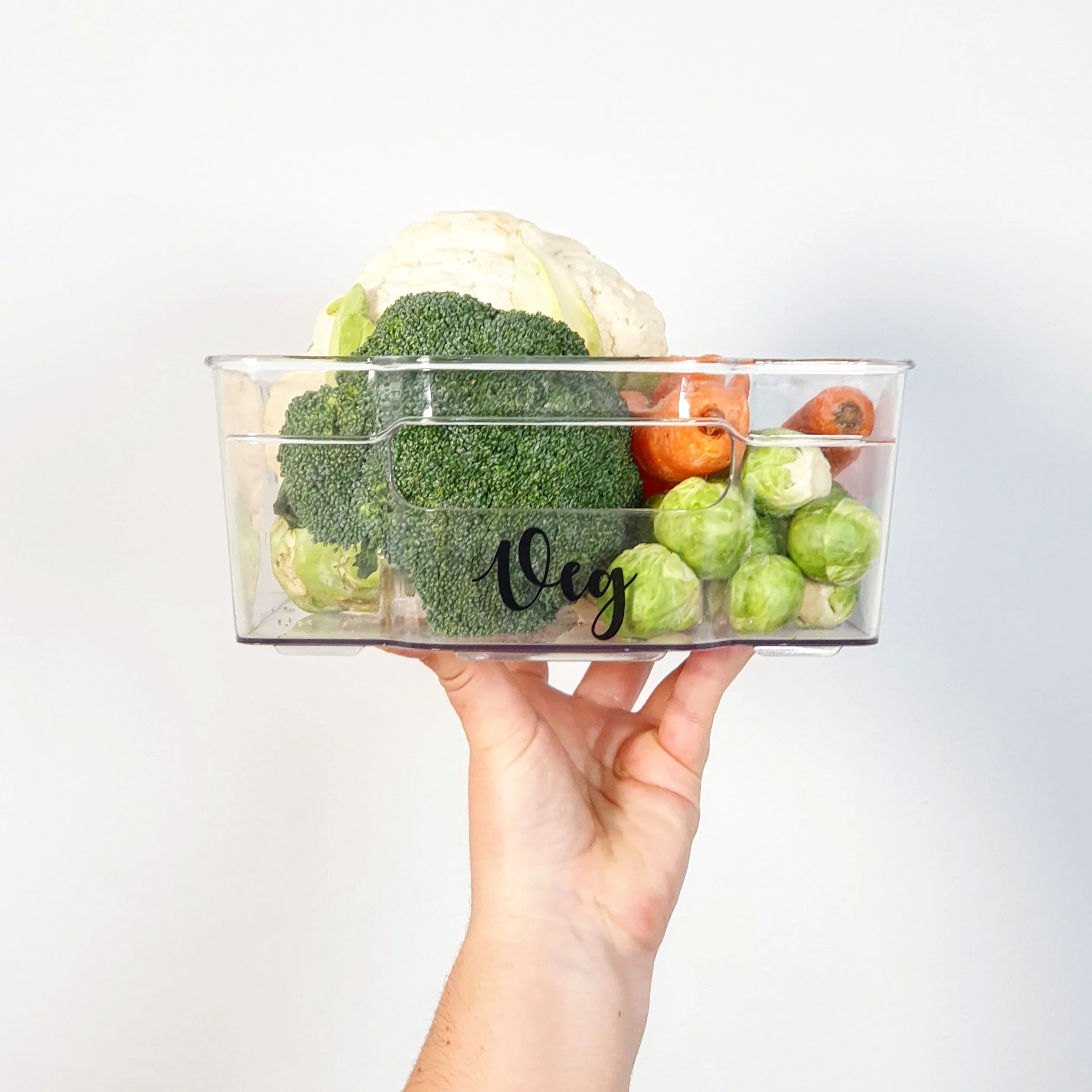Personalised Plastic Fridge Storage Trays