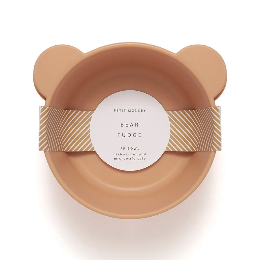 Petit Monkey bowls bear fudge