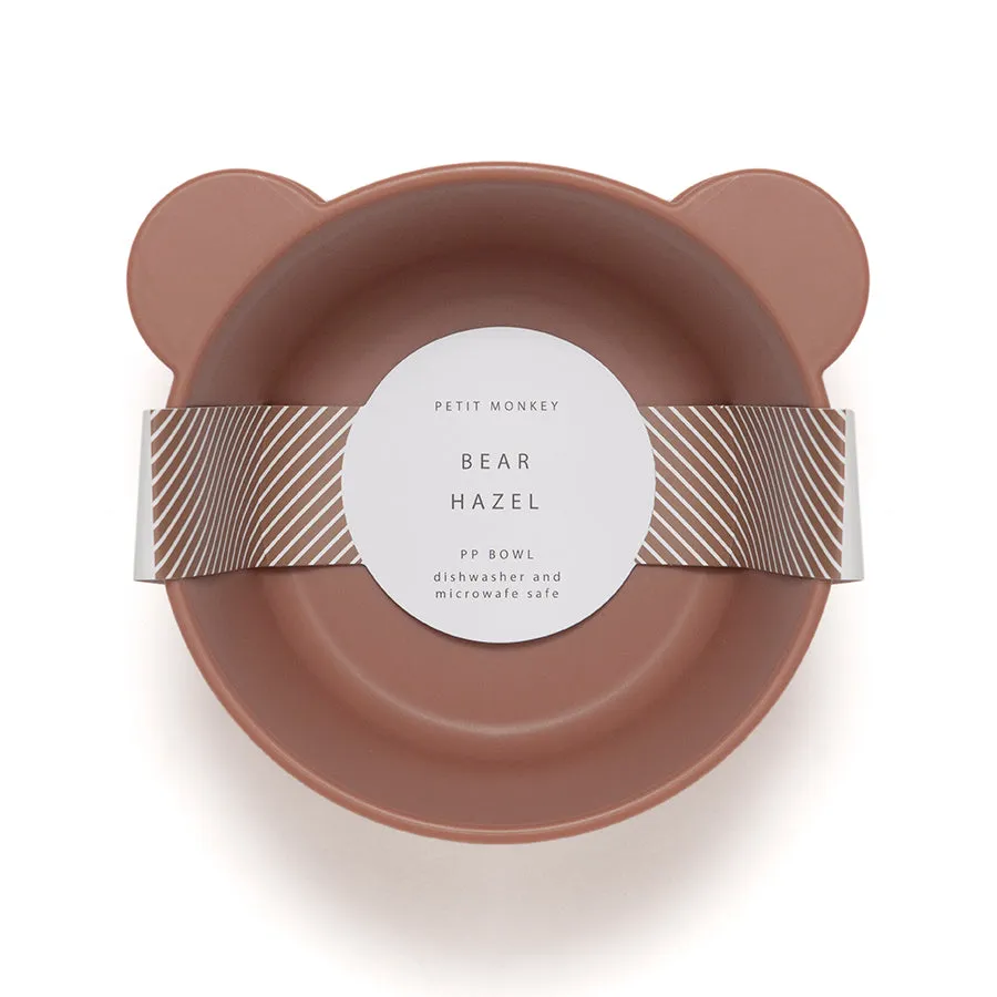 Petit Monkey bowls bear hazel