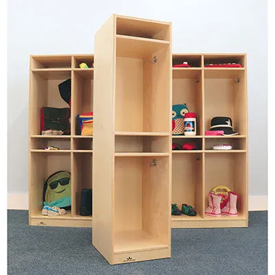Preschool 8 Section Coat Locker With Trays