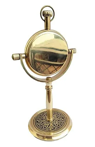 Pure Brass Stand Clock Table Desk Clock with New Modern Designer Clock