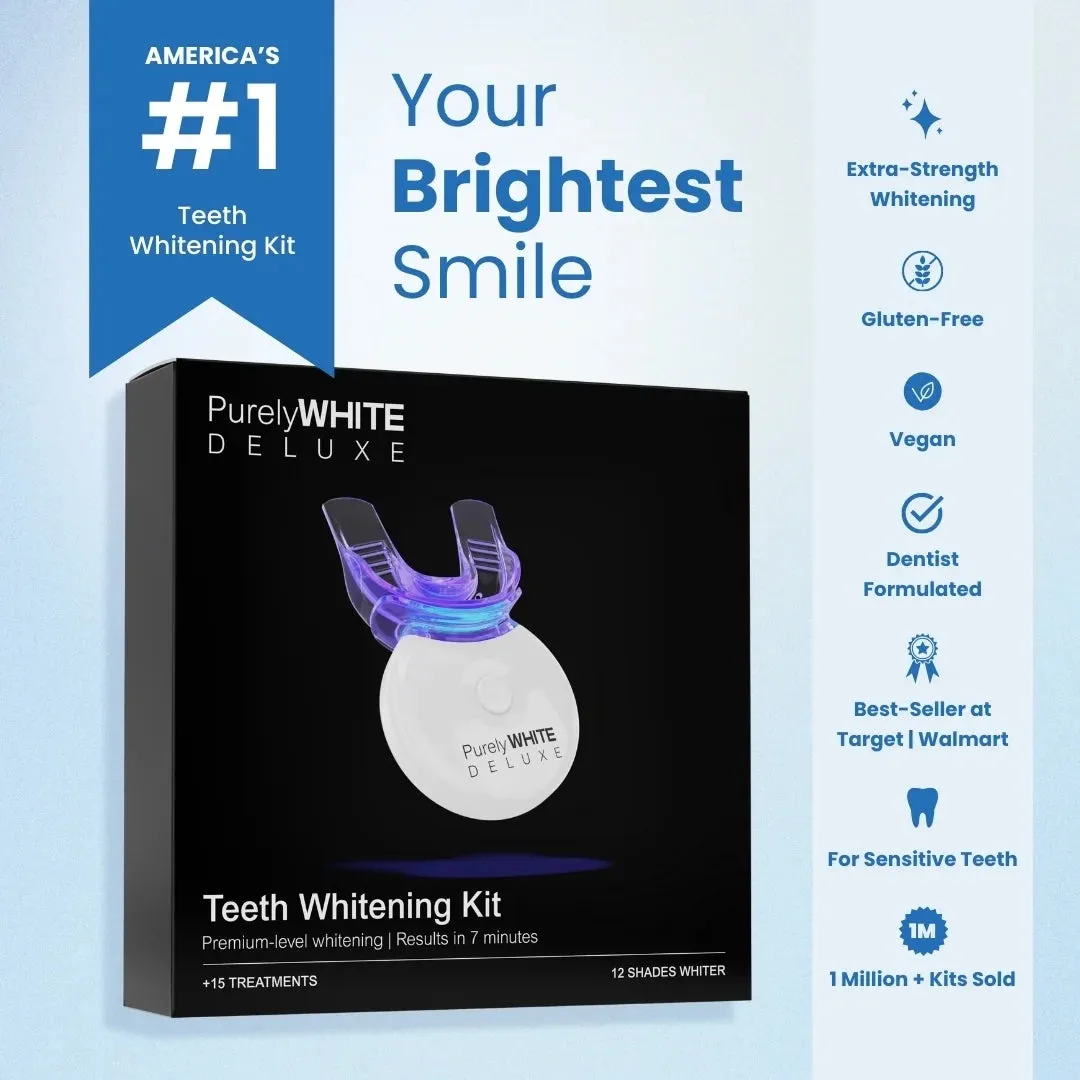 PurelyWHITE Deluxe Teeth Whitening Kit