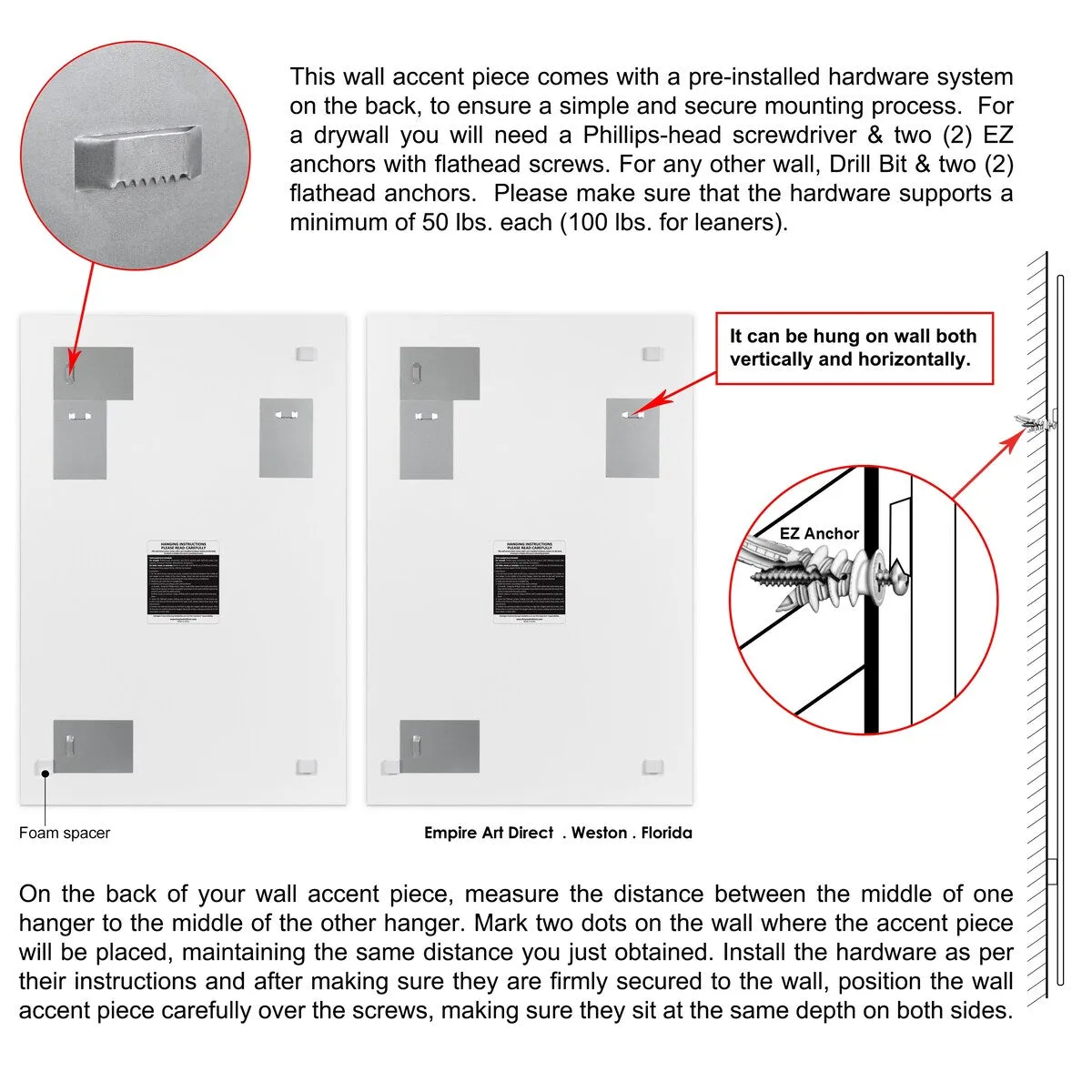 "Bold Shape Shift I & II" Frameless Free-Floating Reverse Printed Tempered Art Glass