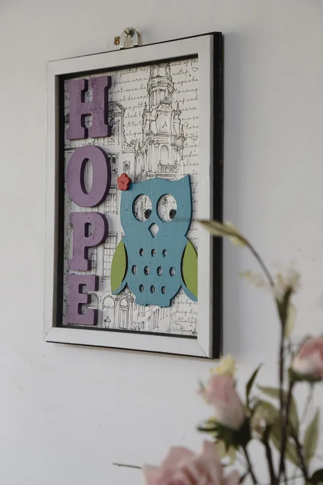 "Love and Hope" Multi-Color Wall Decor (Set of 2)