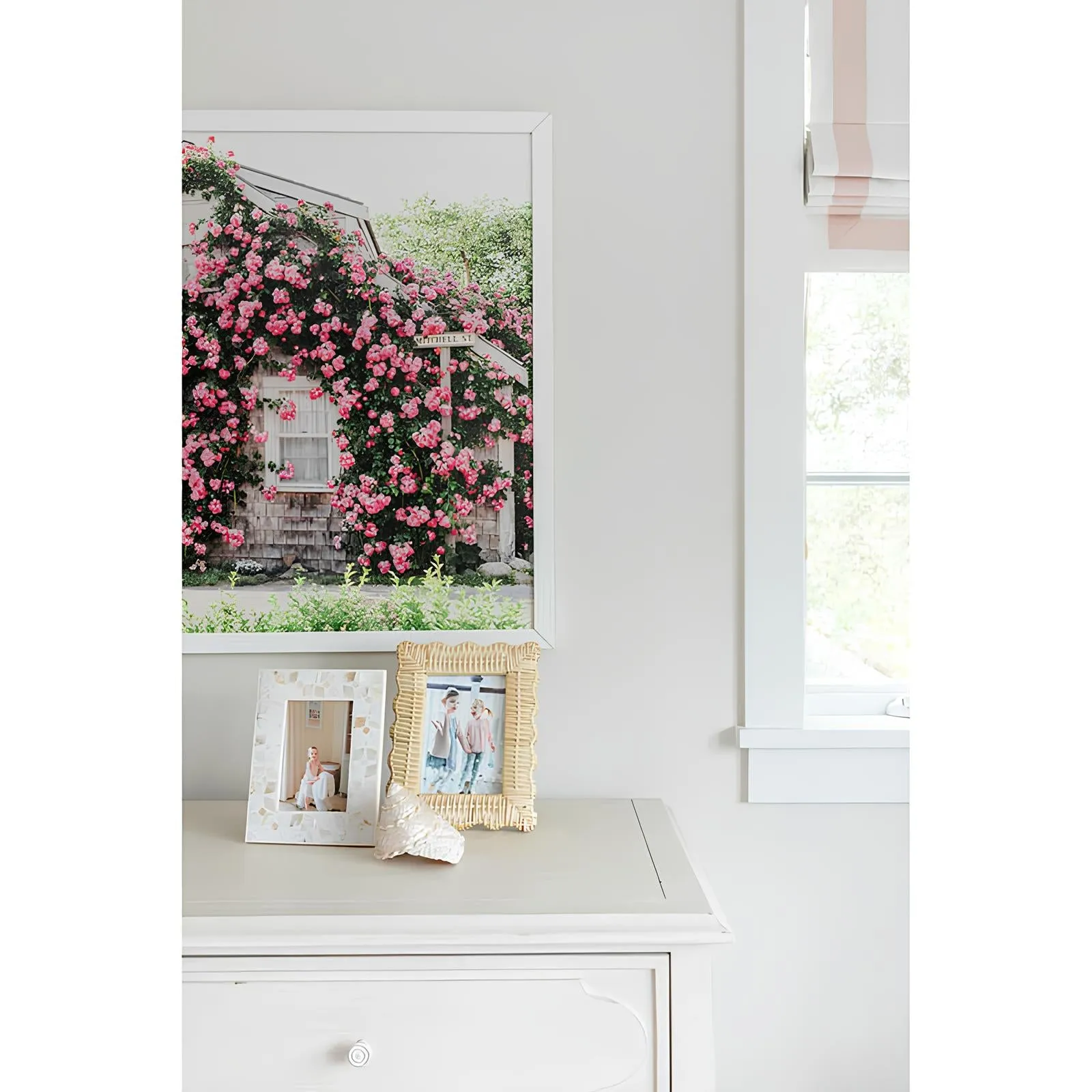 Rattan Photo Frame | Cane Photo Frame | Bamboo Photo Frame - Rebecca
