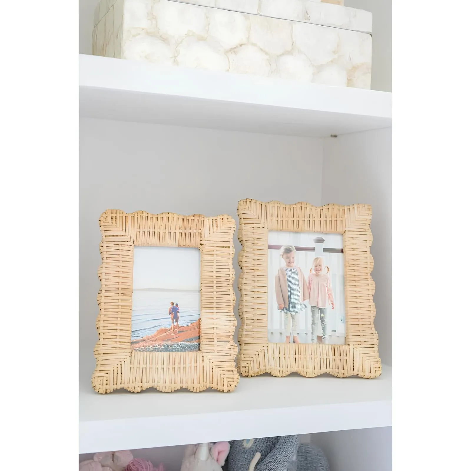 Rattan Photo Frame | Cane Photo Frame | Bamboo Photo Frame - Rebecca