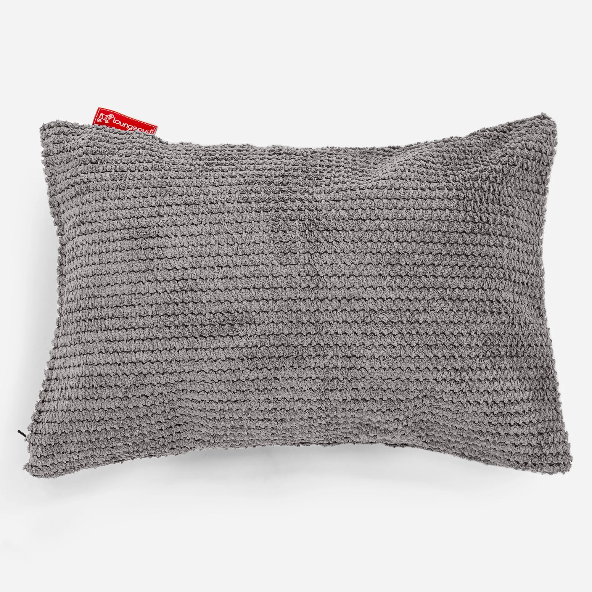Rectangular Scatter Cushion Cover 35 x 50cm - Pom Pom Charcoal Grey