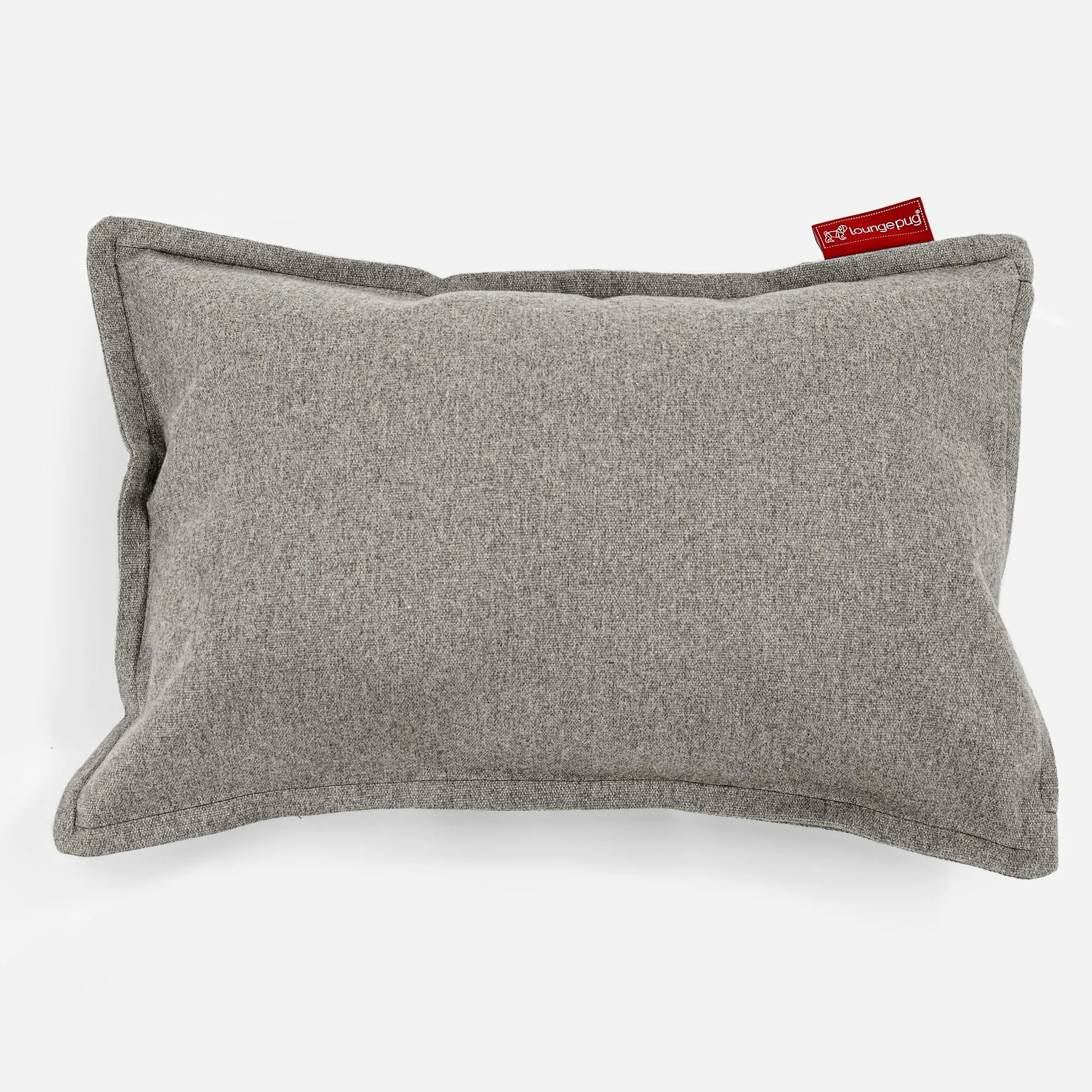 Rectangular Throw Pillow Cover 35 x 50cm - Interalli Wool Silver