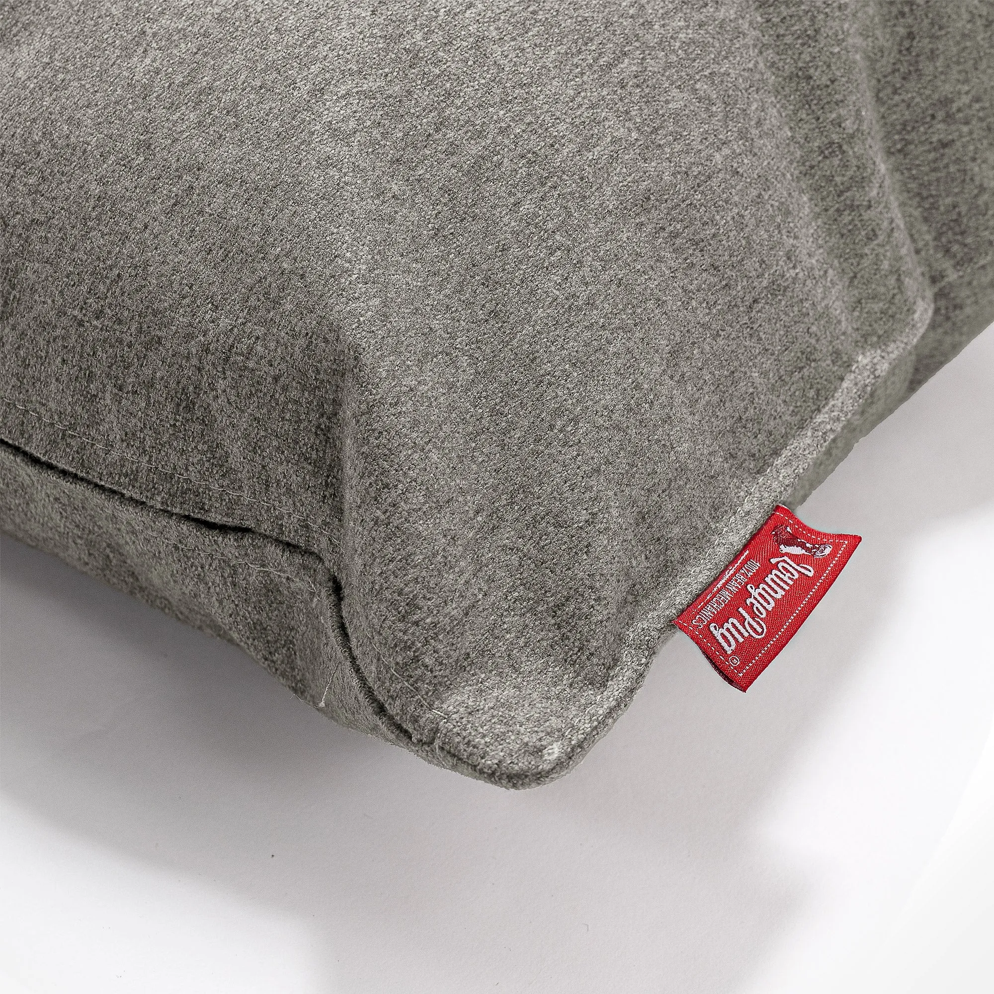 Rectangular Throw Pillow Cover 35 x 50cm - Interalli Wool Silver