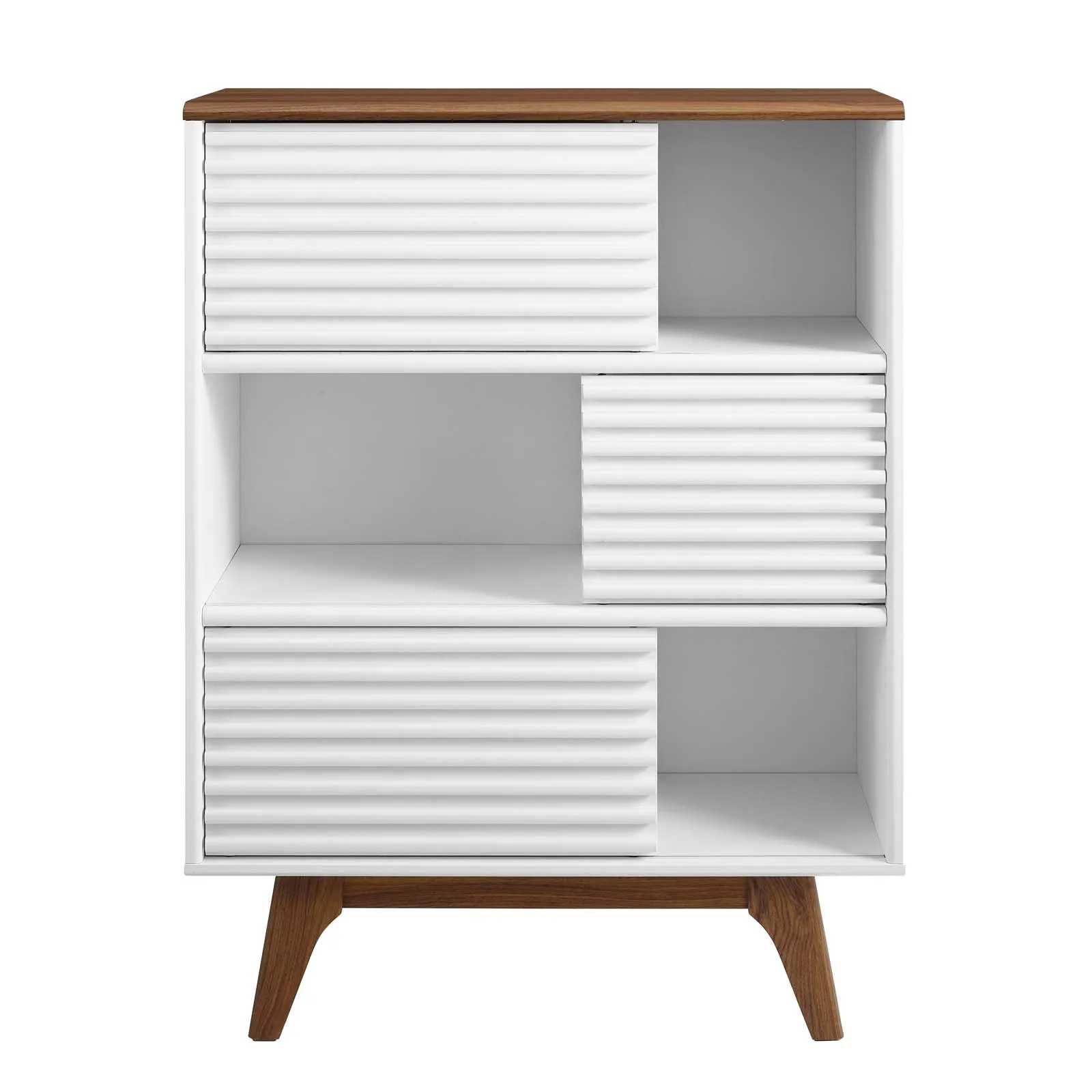 Render Three-Tier Display Storage Cabinet Stand