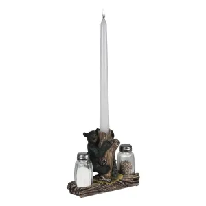 Rivers Edge Bear With Toothpick Holder Salt And Pepper Shaker