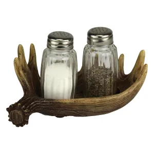 Rivers Edge Moose Antler Salt And Pepper Shaker