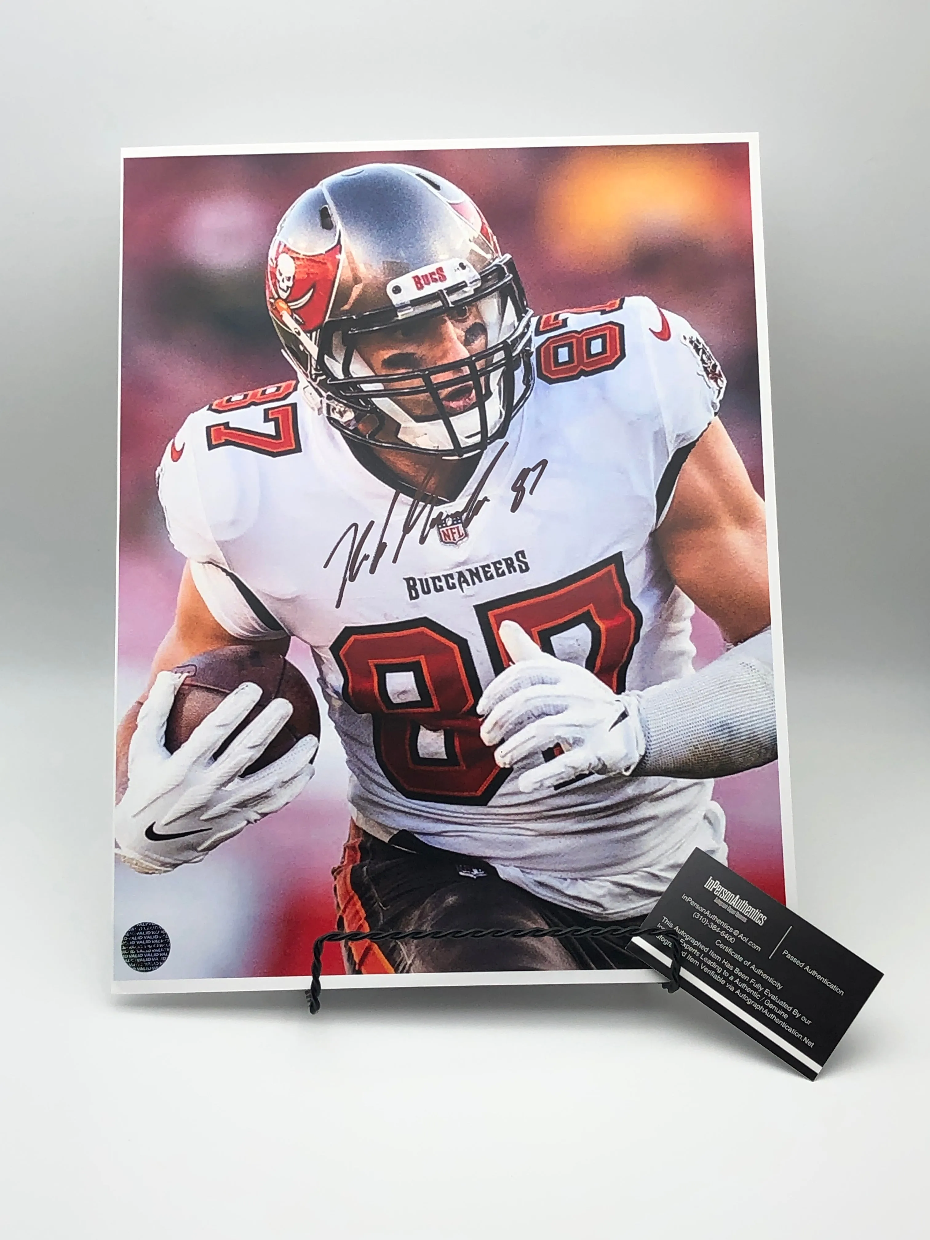 Rob Gronkowski Tampa Bay Buccaneers Autographed 11x14 Photograph