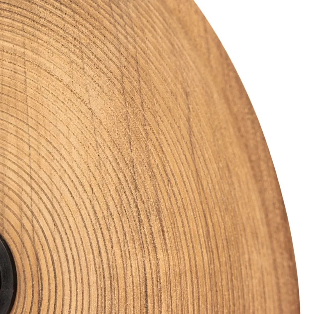Round Teak Wall Lamp | 40cm